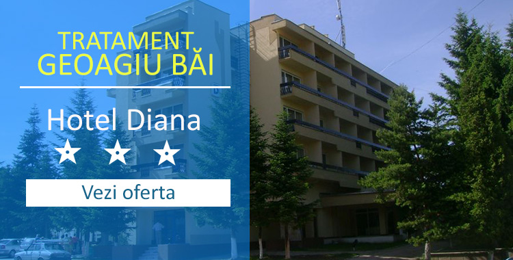 Tratament Geoagiu Bai, Hotel Diana, 3 stele