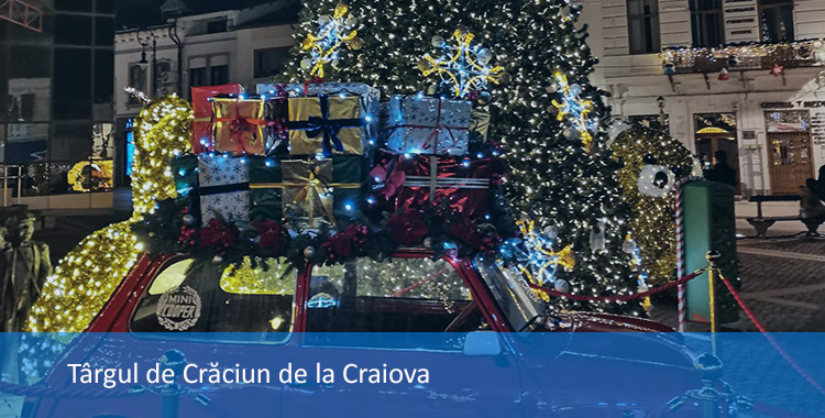 Targul de Craciun de la Craiova si Muzeul de Arta